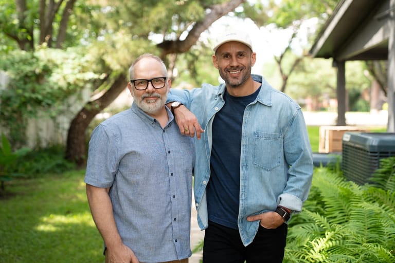 André Santos and Eric Hubbard, Oarline co-founders